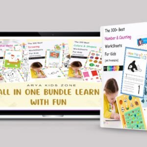 All In One Kids Worksheets bundle 6000+ Pintable worksheets A Smarter Way to Engage Your Kids with Fun